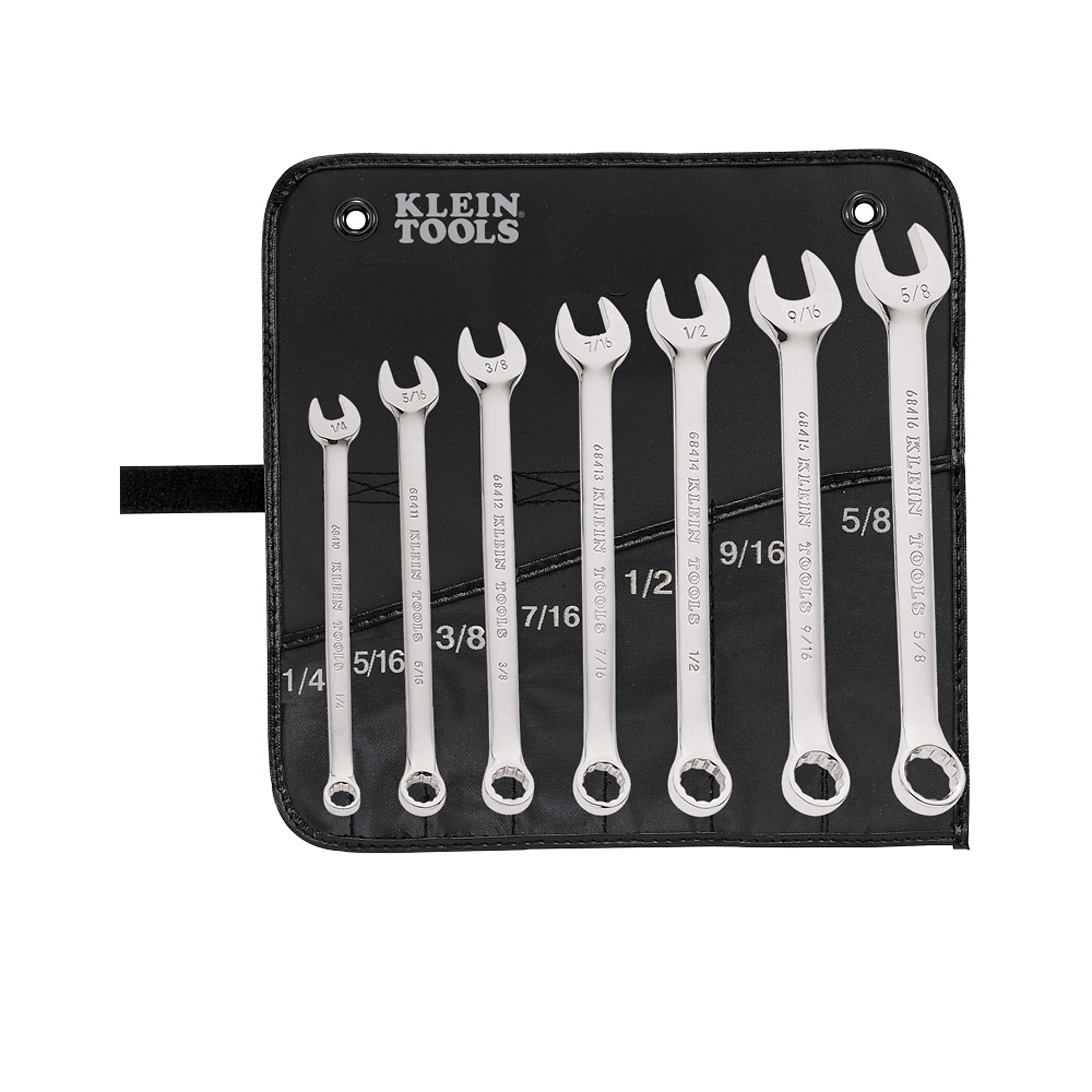 Klein Tools, Combination Wrench Set, 7-Piece, Model# 68400